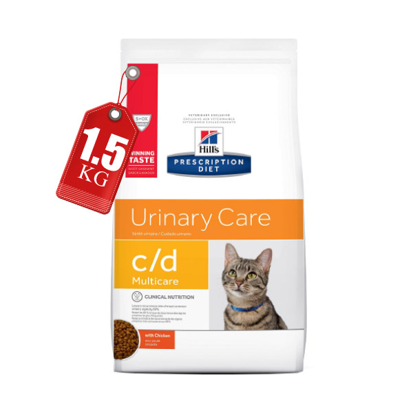 خرید غذای خشک مراقبتی گربه یورینری Urinary Care C D هیلز وزن 1.5 